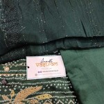 Green Modal Silk Top With Cotton Bottom With Beautiful Chiffon Dupatta