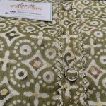 Light Green Rayon Mix And Match Suit With Chiffon Dupatta