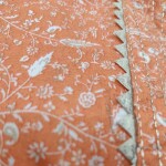 Orange All Over With Chiffon Dupatta