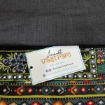 Black Cotton Suit With Printed Dupatta